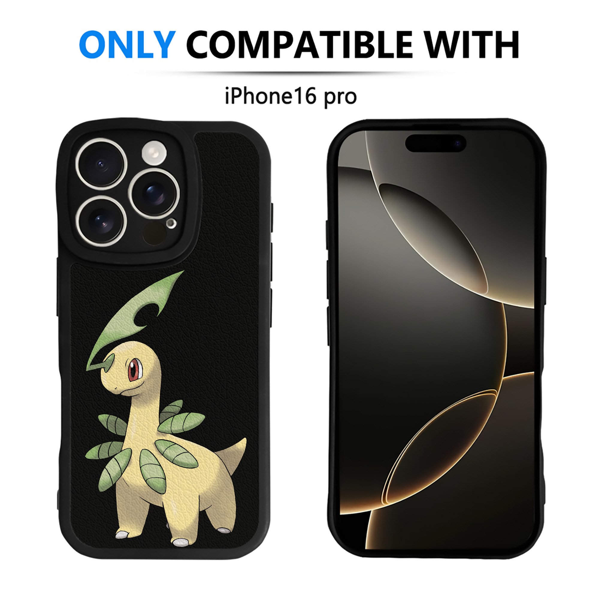 （画像用） ポケットモンスター Pokémon 【iPhone 16シリーズ対応】シリコンスマホケース（レザー調） 材質：シリコン